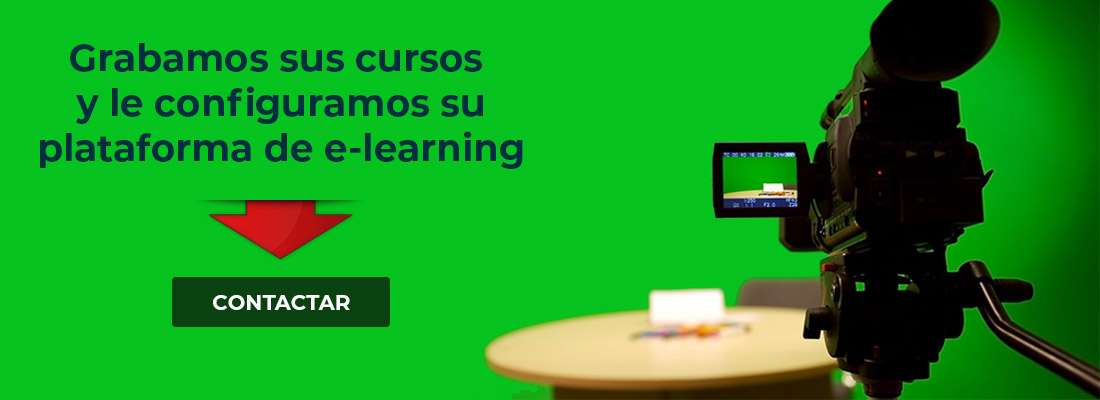 Grabamos sus cursos y le configuramos su plataforma de Elearning